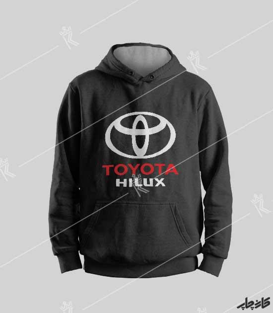 سویشرت مشکی تویوتا هایلوکس Toyota Hilux